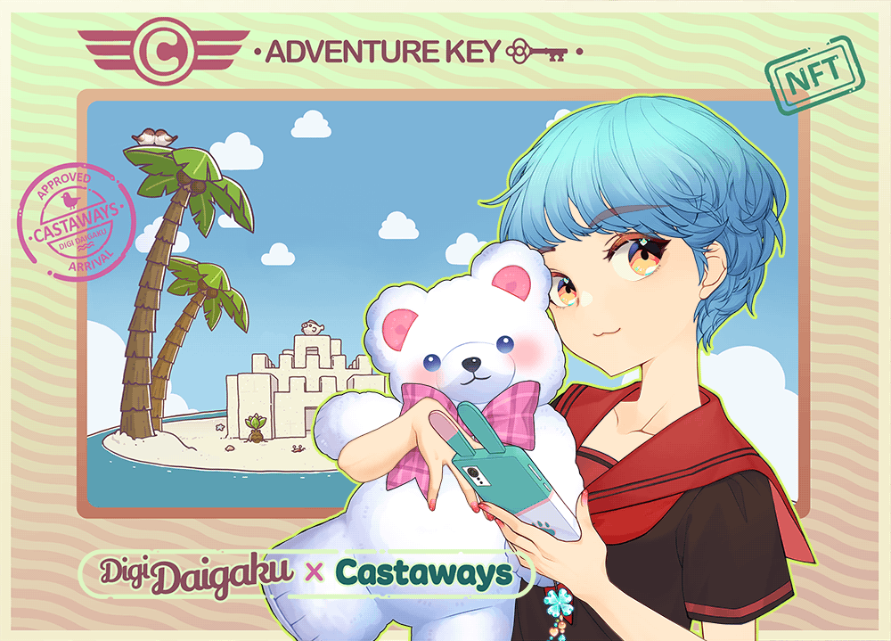 DigiDaigaku Genesis Adventure Key Castaways #1624 - Ariyah