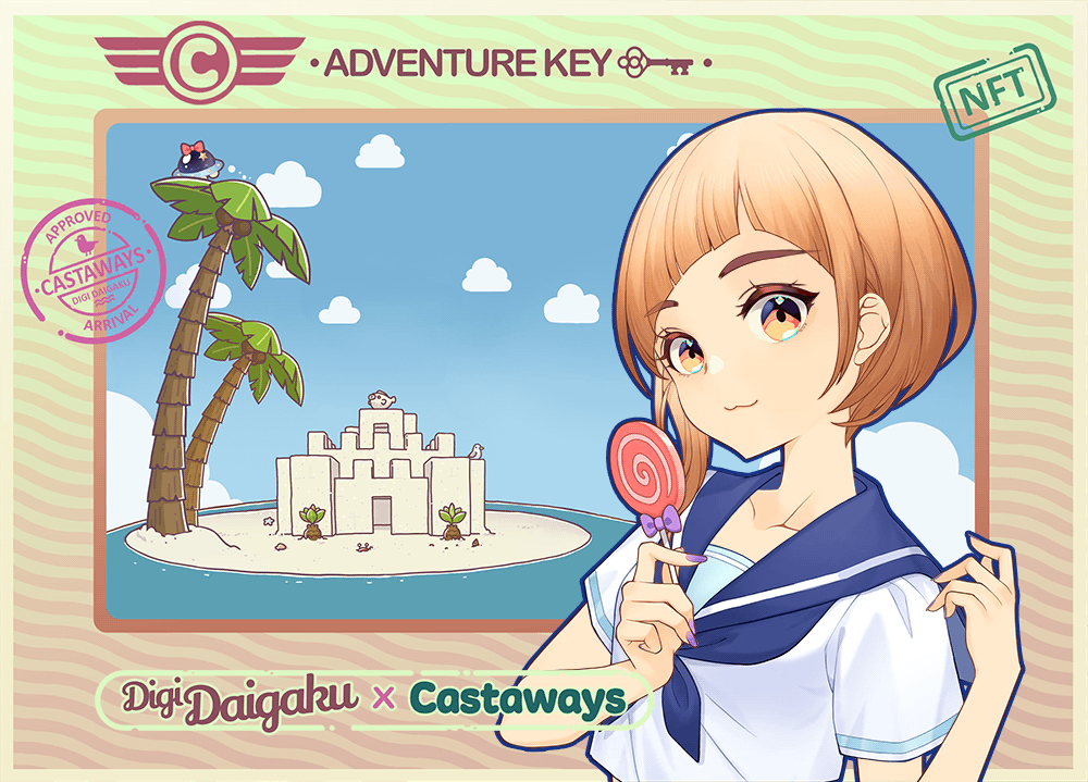 DigiDaigaku Genesis Adventure Key Castaways #1757 - Sookja