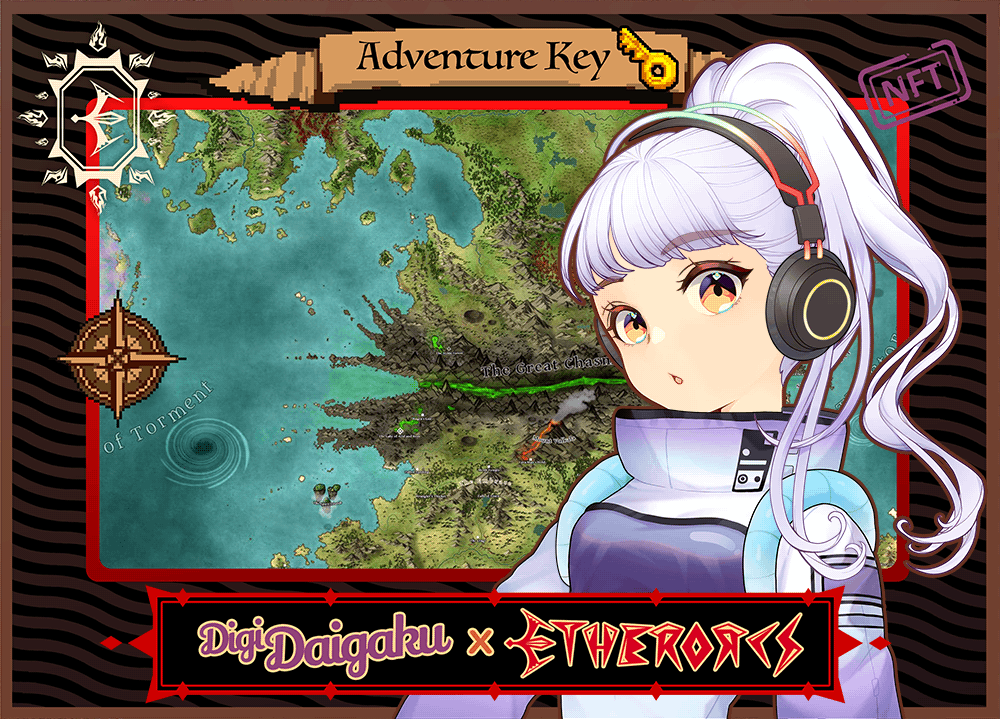 DigiDaigaku #1533 - Avyanna | EtherOrcs Adventure Key (DigiDaigaku Genesis)