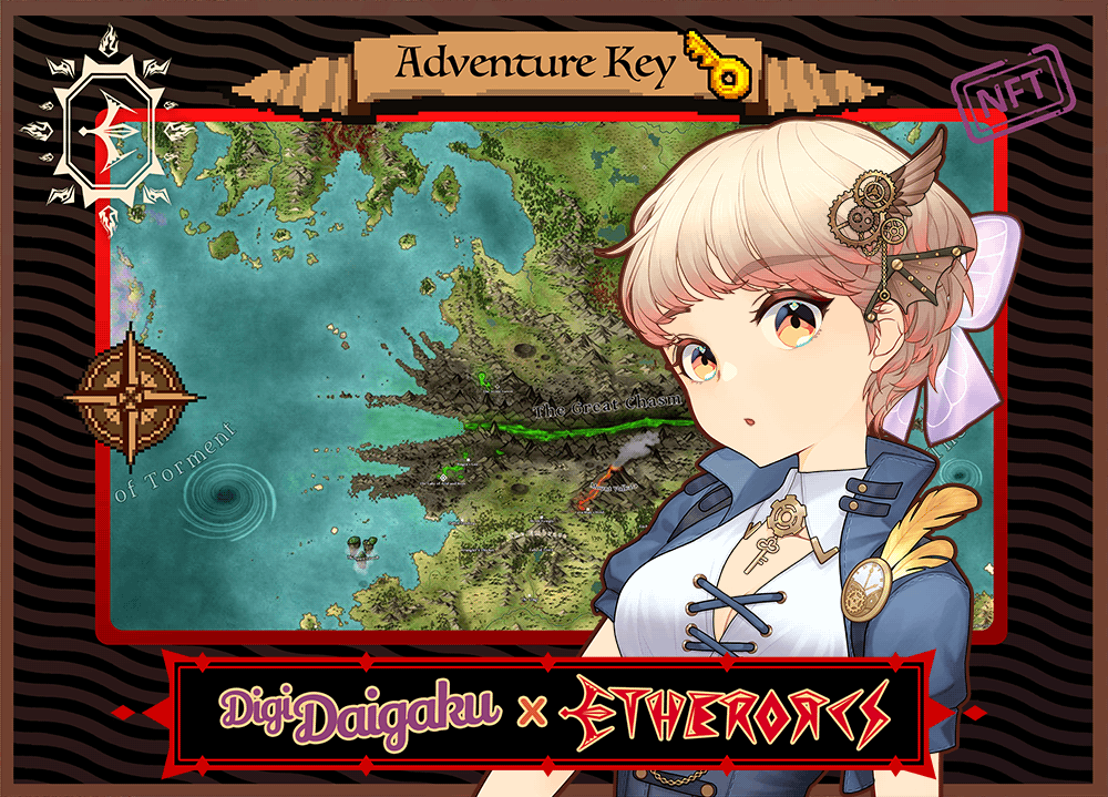 DigiDaigaku #159 - Alyce | EtherOrcs Adventure Key (DigiDaigaku Genesis)