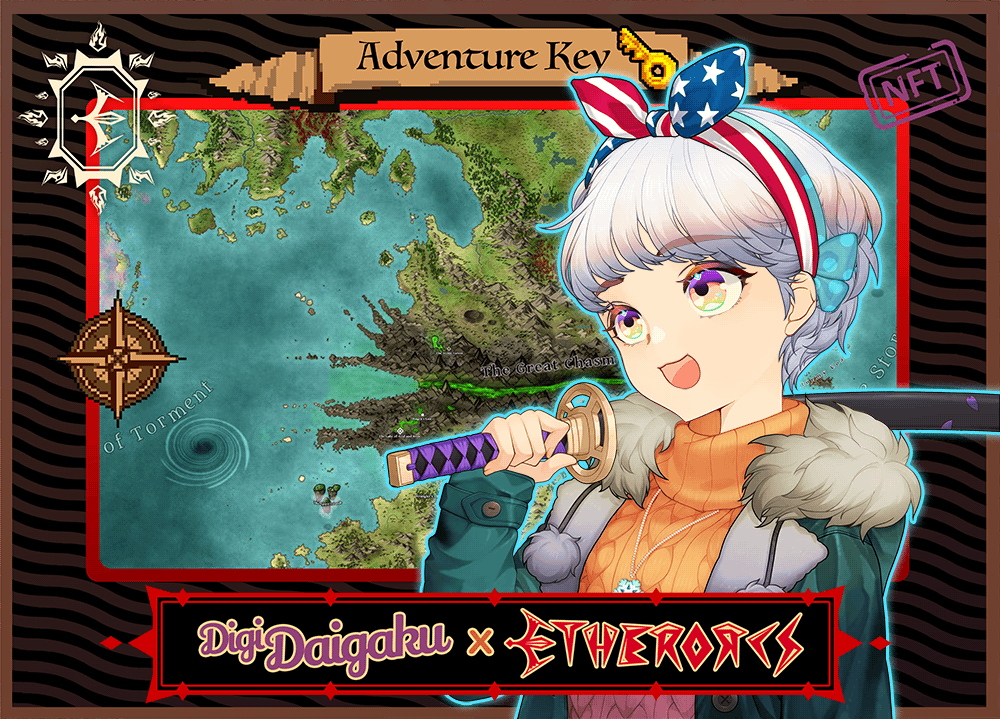 DigiDaigaku #367 - Benicia | EtherOrcs Adventure Key (DigiDaigaku Genesis)